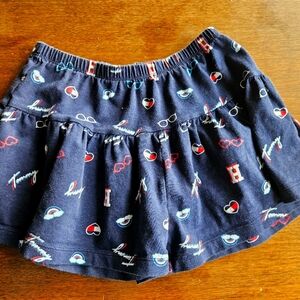 Tommy Hilfiger Youth Gray and Pink Loose Fitting Shorts